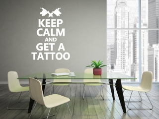 Nálepky na stenu - Get A Tattoo