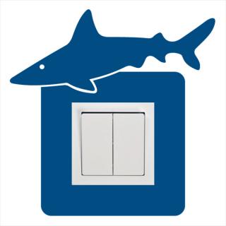 Nálepka pod vypínač - Žralok